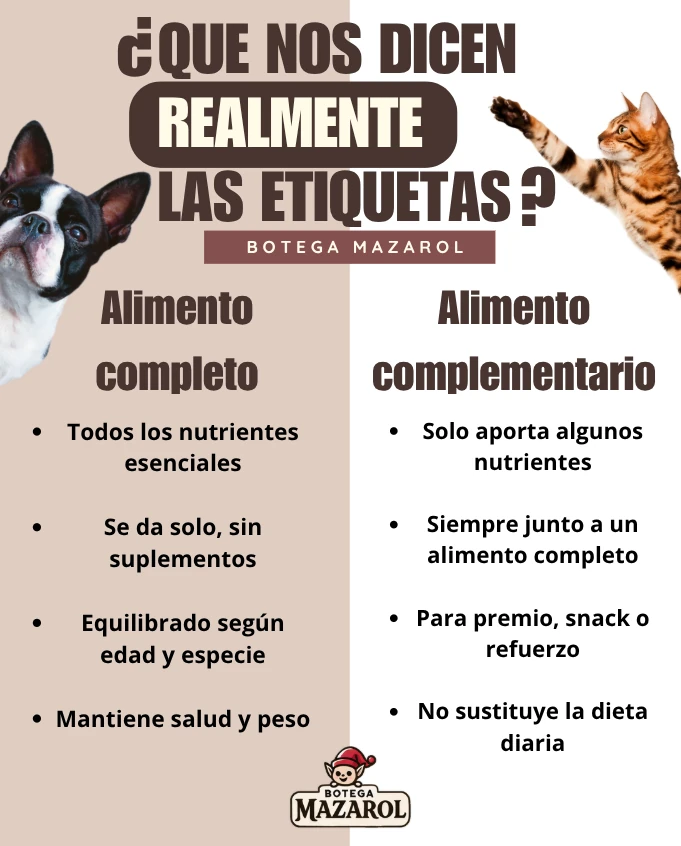 alimento completo y complementar